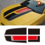 Car Stickers Car Styling Front Bonnet Rear Stripes Hood Trunk Engine Cover Decal for Chevrolet Comalo